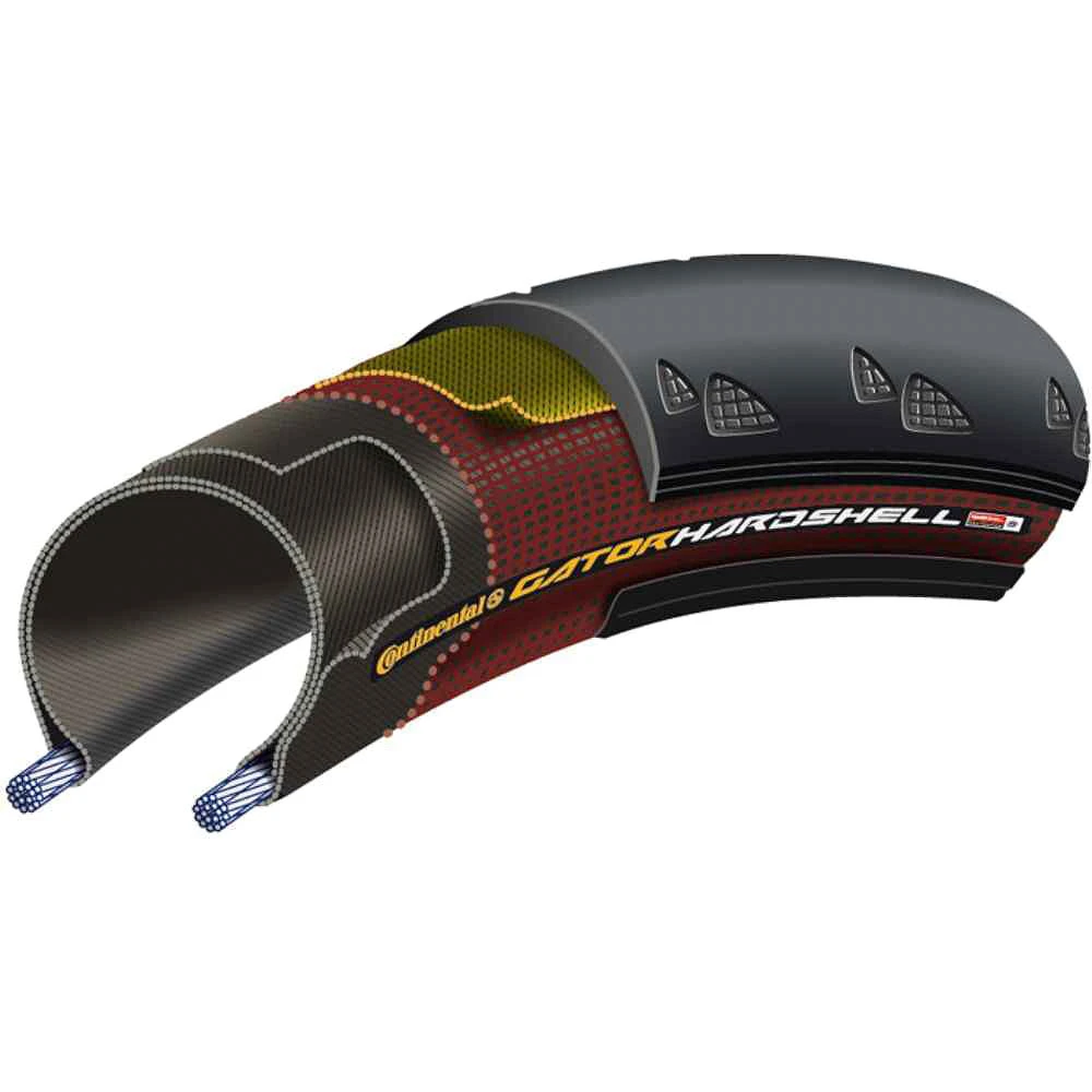 Continental Gator Hardshell Duraskin Folding Clincher Tyre 3 Continental Gator Hardshell Duraskin Folding Clincher Tyre