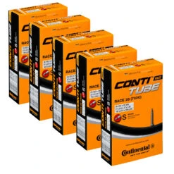 Continental Race 28 Inner Tube 700x18/25 42mm Presta Pack Of 5 Bundle