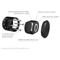 Hiplok Ankr Maximum Security Ground And Wall Anchor -Bicycle Components Shop Hiplok Ankr Black 2