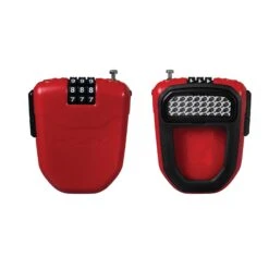Hiplok FX Wearable Retractable Combination Lock -Bicycle Components Shop Hiplok FX Wearable Retractable Combination Lock Red