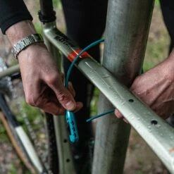 Hiplok Z LOK Combo Armoured Reusable Tie Lock -Bicycle Components Shop Hiplok Z Lok Combo Armoured Reusable Tie Lock Cyan 1