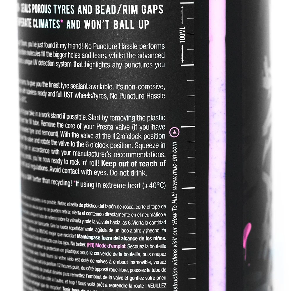 Muc-Off No Puncture Hassle Tubeless Sealant 1 Litre 5 Muc-Off No Puncture Hassle Tubeless Sealant 1 Litre - Image 3