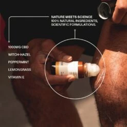 Bicycle Components Shop -Bicycle Components Shop Puresport 1000mg CBD Freeze Roll on 50ml Brown 1