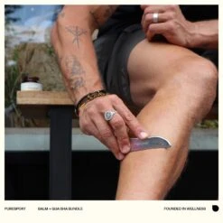 Gua Sha Massage Tool -Bicycle Components Shop Puresport Gua Sha Massage Tool Silver 3