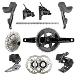 SRAM Rival ETap AXS 2X 10-36t Flat Mount HRD Powermeter Groupset