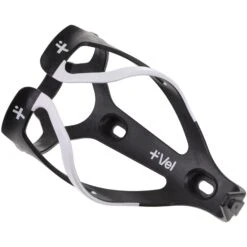 RL Carbon Bottle Cage -Bicycle Components Shop VEL RL Carbon Bottle Cage Black White 2