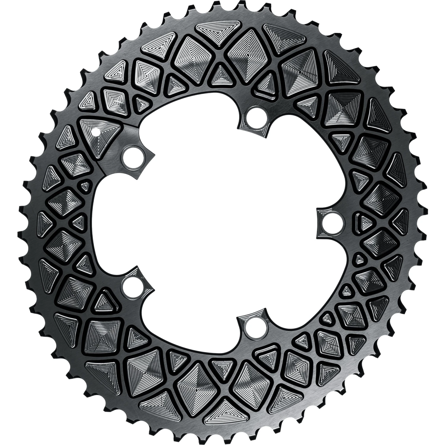 AbsoluteBLACK Oval 110BCD 4/5 Hole FSA Outer Chainring 3 AbsoluteBLACK Oval 110BCD 4/5 Hole FSA Outer Chainring
