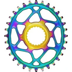 AbsoluteBLACK Oval Shimano Direct Mount 12S 1x MTB Rainbow Chainring