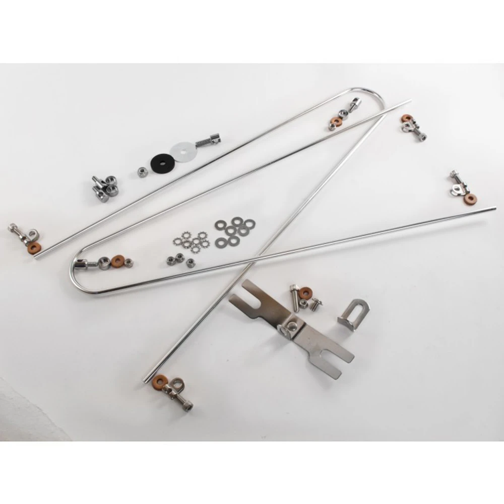 45mm Stainless Steel Mudguard Set - 700c 4 45mm Stainless Steel Mudguard Set - 700c - Image 2